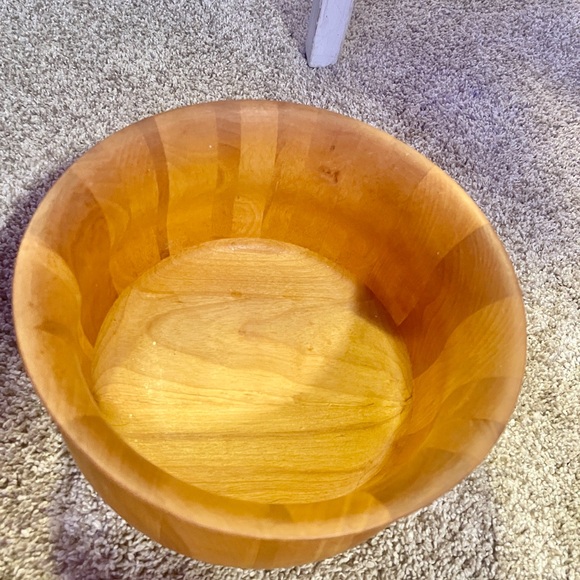 Vermont Bowl Co John McLeod Designed Wood Salad Bowl Williams-Sonoma - Picture 2 of 3